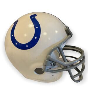WOW Very Cool Retro Style NFL Colts Helmet 19 - Johnny Unitas NOCSAE Recertified